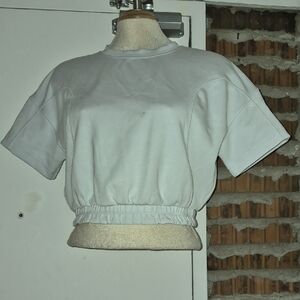 lululemon Softstreme Gathered Tee Crop Top Size 6